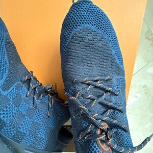 Louis Vuitton Blue and Black Men's Shoes